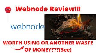 Webnode review-WORTH USING OR ANOTHER WASTE OF MONEY??,See(Do not Use Until You See This )