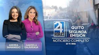 Noticiero de Quito (Segunda Emisión 21/11/24)