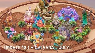 Starhenge Evolution - Update 1-12 Full Songs (My Singing Monsters: Dawn of Fire)