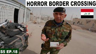 CROSSING INTO IRAQ | SHALAMCHEH BORDER | S05 EP.18 | PAKISTAN TO SAUDI ARABIA MOTORCYCLE