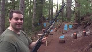 Shotgun Clay Pigeon Shoot in Slow Motion