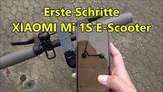 XIAOMI Mi 1S E-Scooter Erste Schritte und Bedienung vom Elektroroller Licht Fahrstufen an und aus