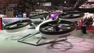 Geneva 2017 - Airbus Pop Up - The biggest drone ever made ??!!