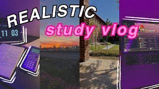 study vlog- attempting to be productive (note taking, coffee shops, etc)