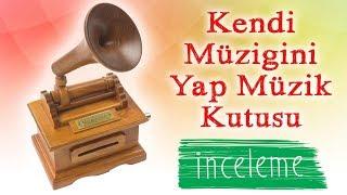 Kişiye Özel Kendi Müziğini Yap Kitap Tasarımlı Ahşap Müzik Kutusu