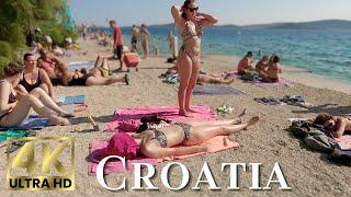 Beach Walk 4K Croatia | Zadar Walking Along Kolovare Beach with Olivia