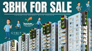 3bhk flat for sale in Hyderabad | Ramky One Orbit | ️ 9491807979