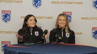 OL Reign Media Day Availability: Rose Lavelle, Emily Sonnett