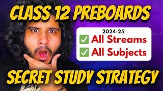 *PREBOARDS Strategy* Score 100 Easily | *All Subjects* Class 12 FULL GUIDE | 2024-25 #cbse