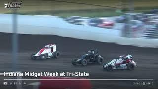 FloRacing - Spint car flips @ Kokomo Speedway.