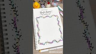 Try this wonderful bullet journal frame ideas! #shorts