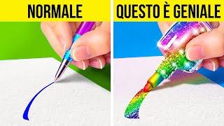 SFIDA DI ARTE: trucchi per la SCUOLA e idee esilaranti da 123GO! ORO