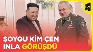 Sergey Şoyqu Şimali Koreyada |  Kim Çen Inla görüş keçirilib