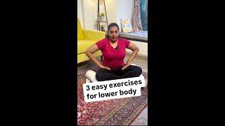 3 easy exercises for lower body