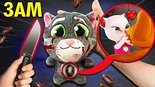 DO NOT CUT TALKING TOM TOY AT 3AM!! (ANGELA CHEATED ON HIM)