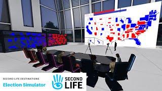 Second Life Destinations - Election Simulator 2020