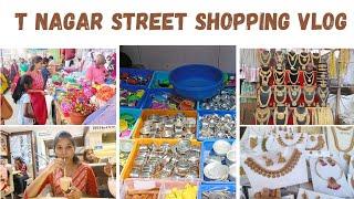 T Nagar Street Shopping️ Vlog Morning~Afternoon #gokulkeerthivlogs