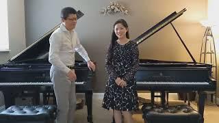 Catherine Lan & Tao Lin perform Mozart's Double Piano Concerto