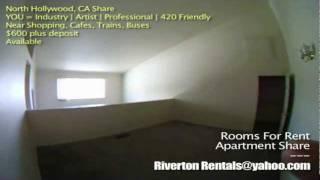 Room For Rent In North Hollywood CA $600+Deposit