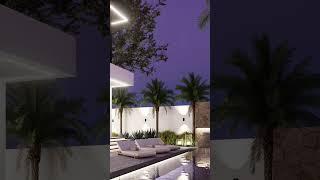 Modern Sleek Architecture: Poolside Serenity ️
