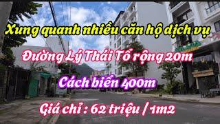 Bán 3 lô đất liền kề nằm trên đường Lý Thái Tổ rộng 20m tại Phường Vĩnh Hoà cách biển chỉ 400m