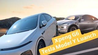 Tesla Model Y Launch vs XPeng G6, Which is Better