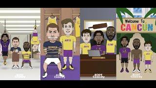 2023 NBA WCF Cartoon - Lakers Vs Nuggets