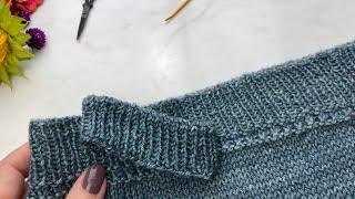 Tubular Bind Off (With Set Up Rows)