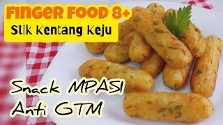 SNACK MPASI ANTI GTM FINGER FOOD 8+ | STIK KENTANG KEJU