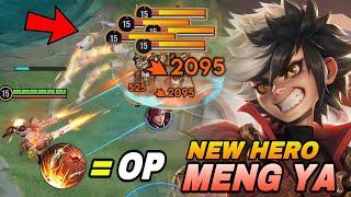 NEW HERO MENGYA PRO BUILD FOR SOLO RANK PLAYERS -INSANE CRITICAL DAMAGE & LIFESTEAL | HONOR OF KINGS