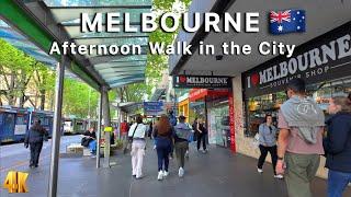 Melbourne Australia City Walkthrough 4K Video