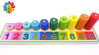 Learn Numbers, Counting 1 to 10 with Puzzle | Learning Videos for Kids