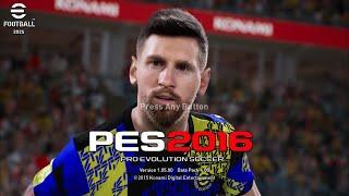 DOWNLOAD PES 2016 PATCH 2025 FULL UPDATE + INSTALLATION TUTORIAL PC