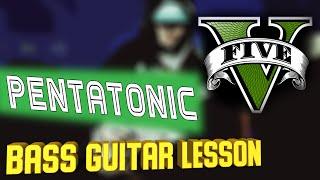 Pentatonics and improvisation on bass guitar