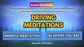 Mindfulness 5 Senses AI Meditation | Driving Meditations with Raven Shamballa Series 1, Episode 6