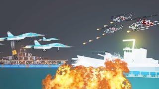 Brutal Ocean Battles in People Playground — 4 PART SERIES / WARSHIPS