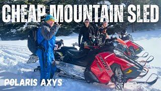 Mountain Snowmobiling on the cheap!