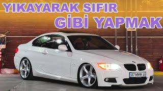 BMW E92 Yİ ORTA FİYATLI ÜRÜNLERLE YIKADIM!! Temizlik Sırları