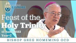Catholic Mass Today Feast of the Holy Trinity 15 June 2025 Bishop Greg Homeming Lismore Australia