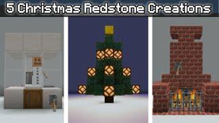 5 Christmas Redstone Creations You Can Build