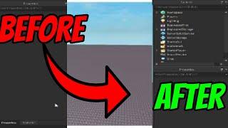 How to RE-DOCK the EXPLORER/PROPERTIES in Roblox Studio!