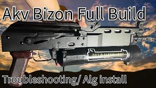 Ak Bizon Full build AKV Stizon alg trigger install, unboxing, troubleshooting