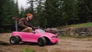 First Test Drive in the 70MPH Barbie Car #4