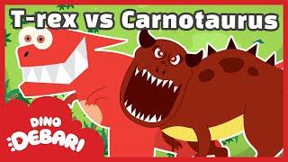  Carnotaurus! The meat-eating bull! | T-rex VS Stegosaurus | DebariTV