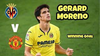 Gerard Moreno Winning Goal Europa League Final Villarreal vs Manchester United 12-11