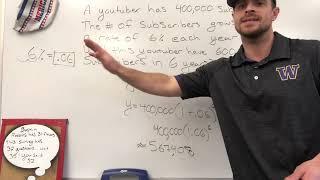 PREDICT THE FUTURE USING MATH Exponential Growth Rate