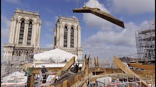 Première étape de la reconstruction de la flèche