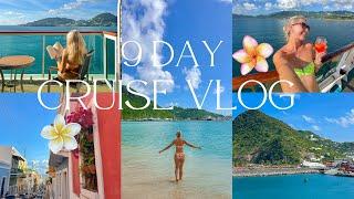 cruise vlog: beach days, on the ship, exploring the islands & so much more! 