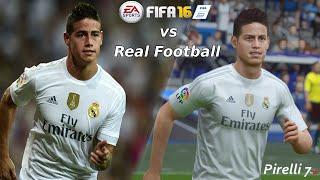 FIFA 16 vs Real Life Football: James Rodriguez ● Insane Free Kick vs Betis ● |FIFA REMAKE| Pirelli7