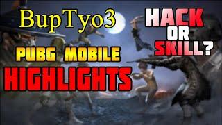 PUBG MOBILE HIGHLIGHTS | 4 FINGERS + GYRO | PRO PLAYER | BupTyo3 |